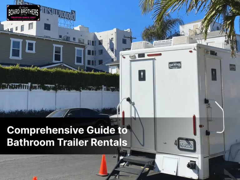 Bathroom Trailer Rentals