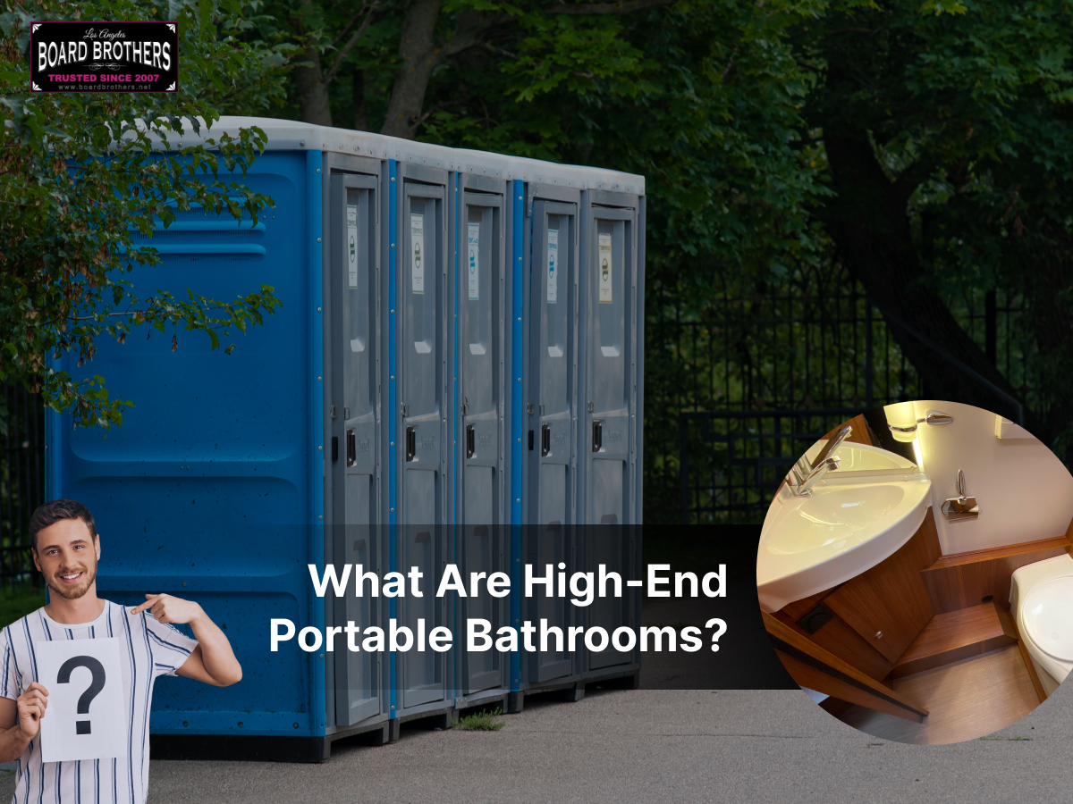 High-End Portable Bathrooms
