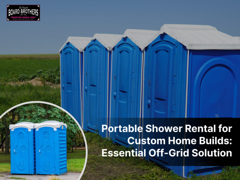 Portable Shower Rental
