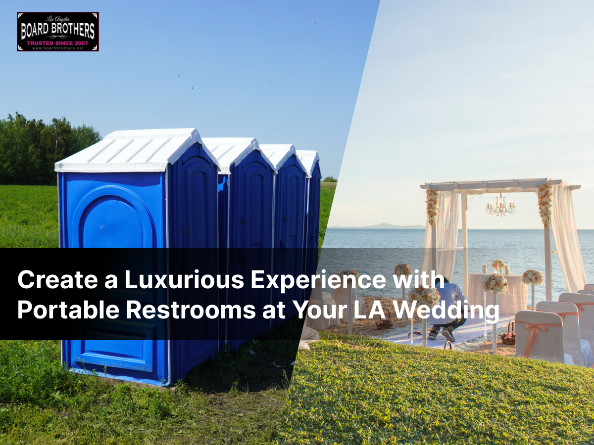 Luxurious Experience with Portable Restrooms