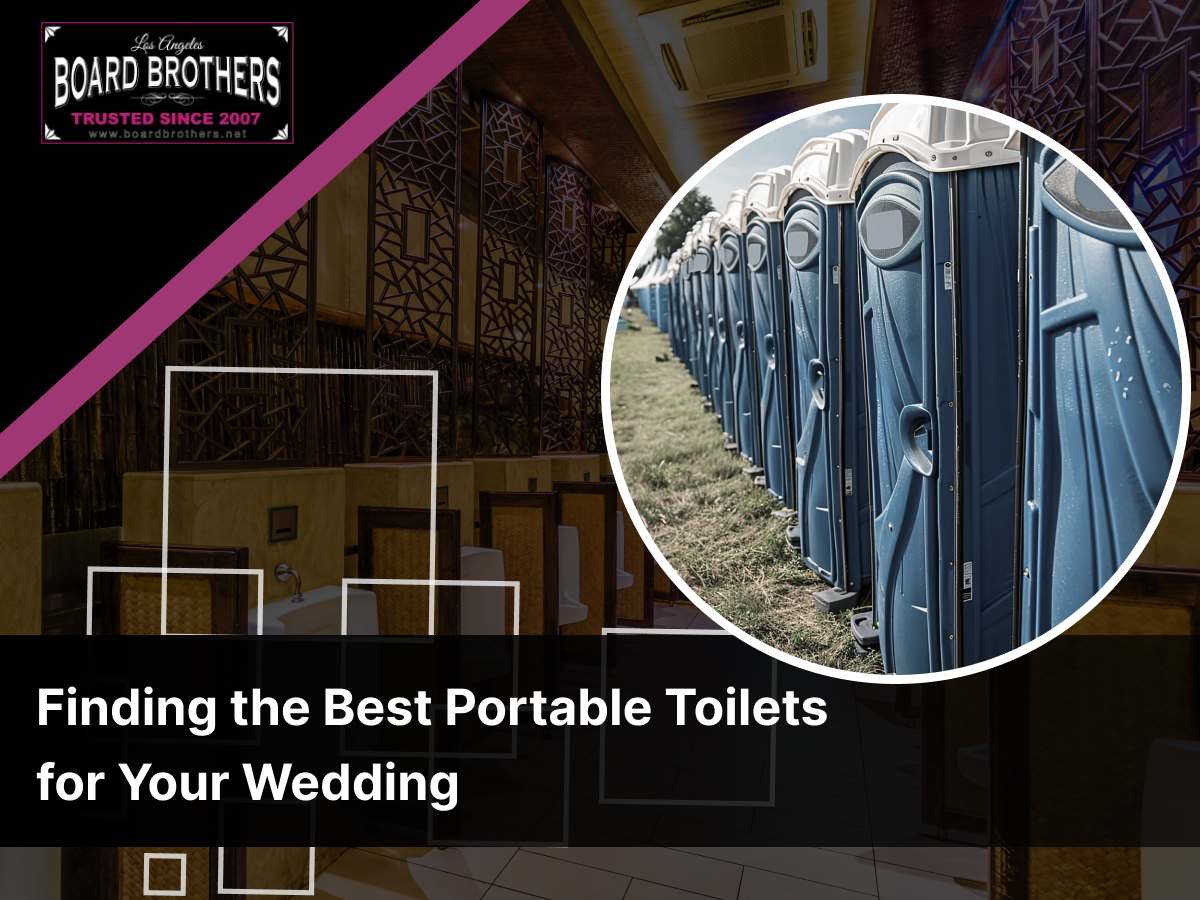 Finding the Best Portable Toilets for Your Wedding