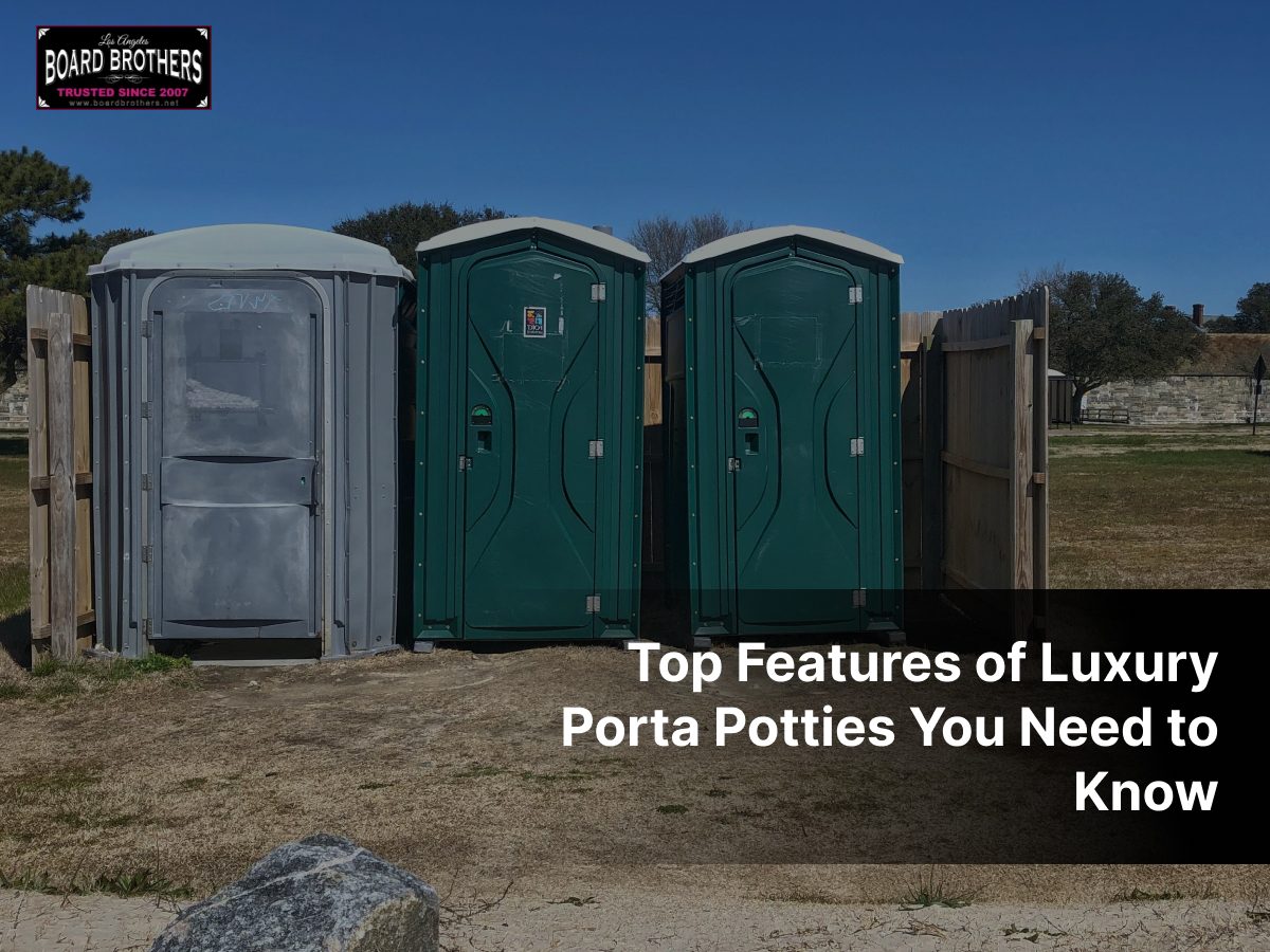 Top Features of Luxury Porta Potties