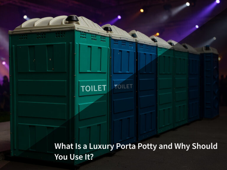 luxury porta-potty rental in Los Angeles