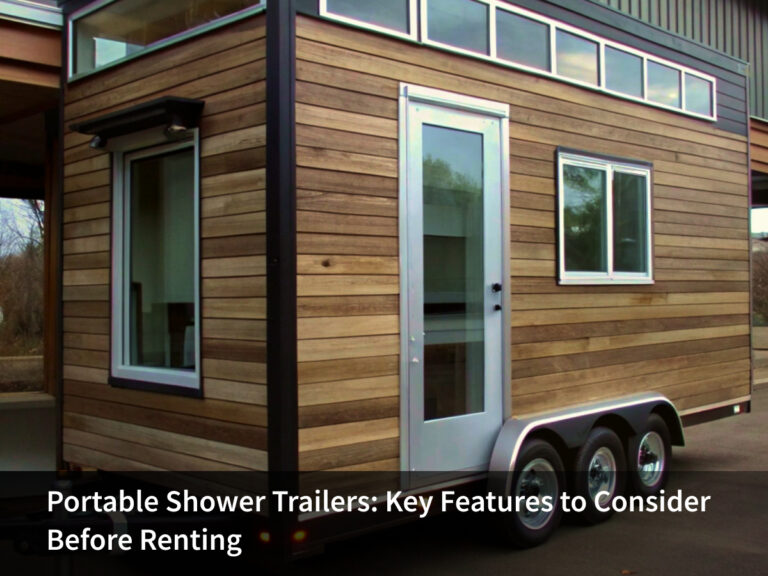 portable shower rental