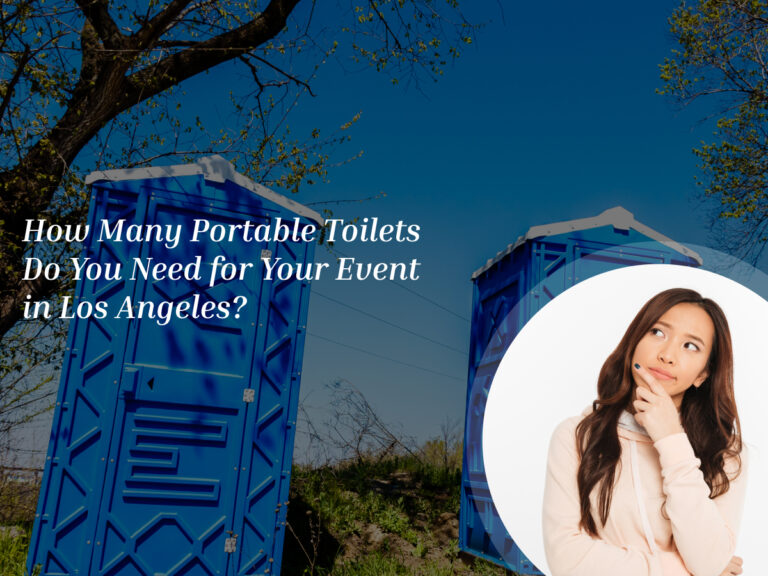 portable toilets los angeles ca