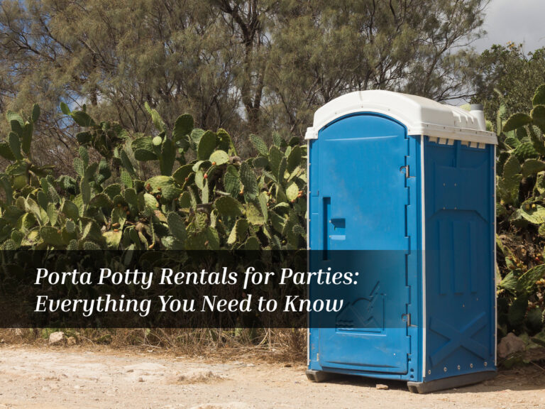 Porta Potty Rentals for Parties
