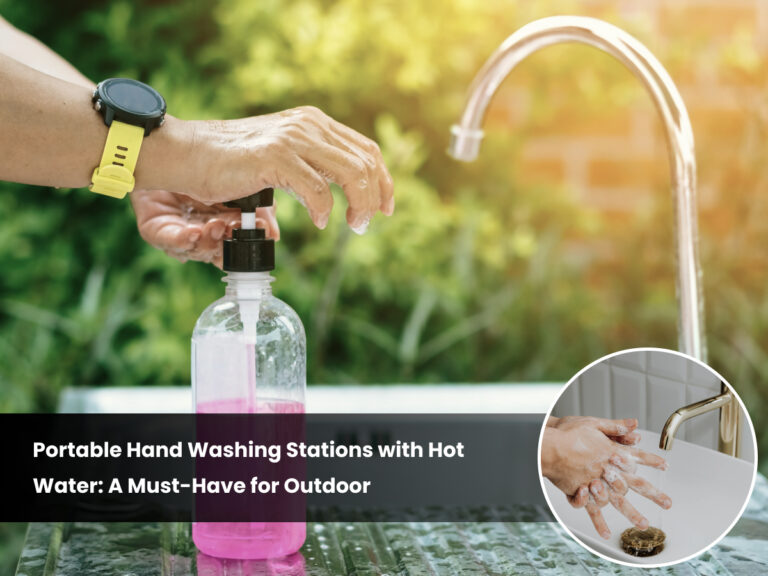 Portable Hand Washing Stations with Hot Water
