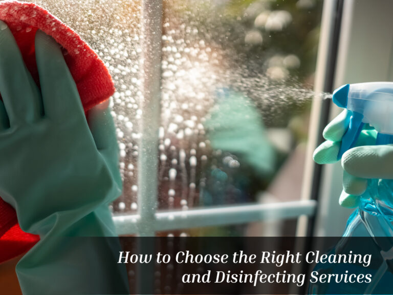 Cleaning and Disinfecting Services