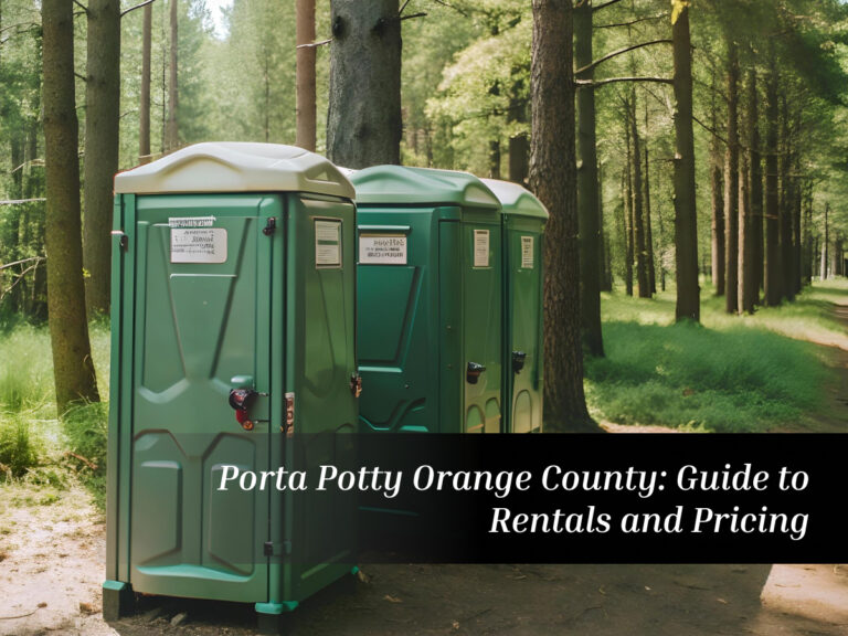 porta potty Orange County
