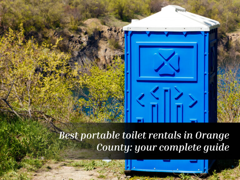 porta potty in Orange county