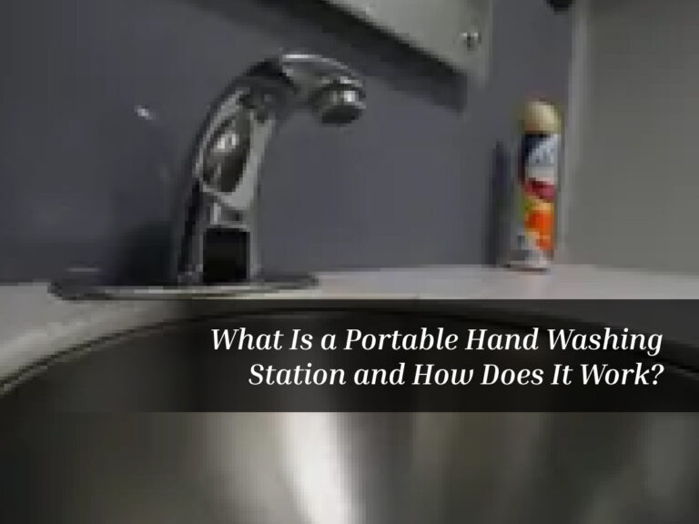 portable hand washing station