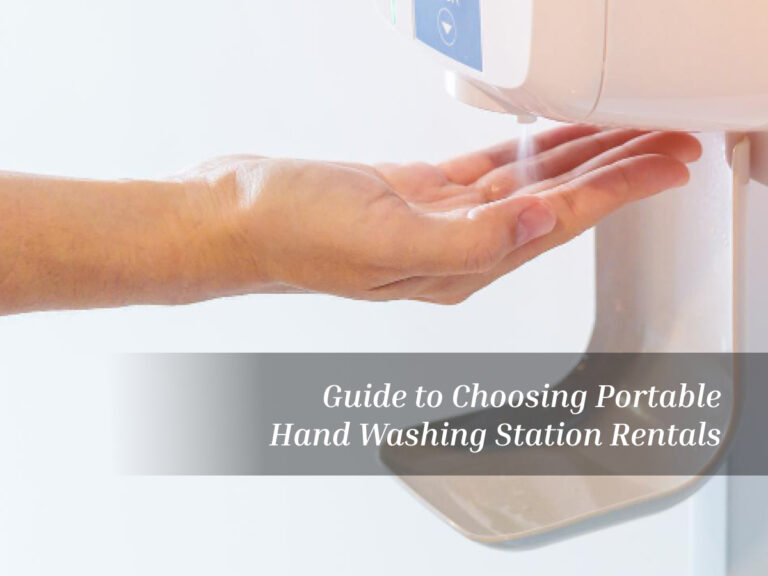 portable hand washing station rental