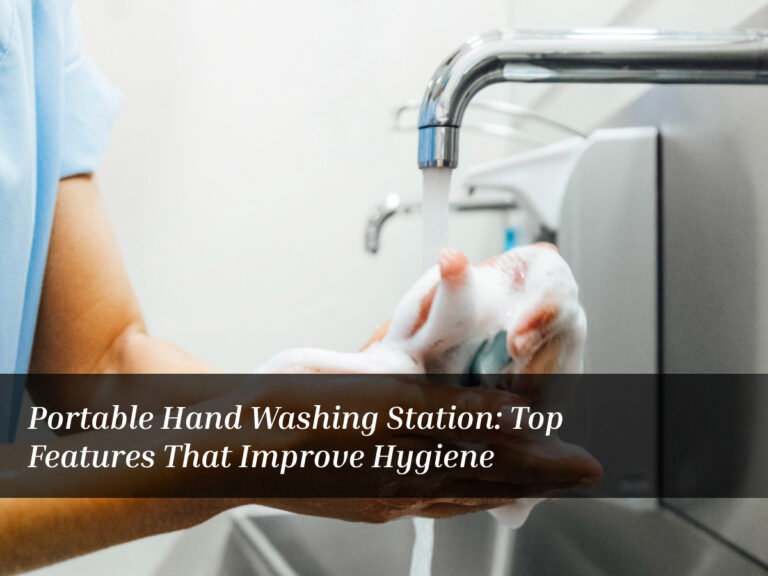 portable hand washing station