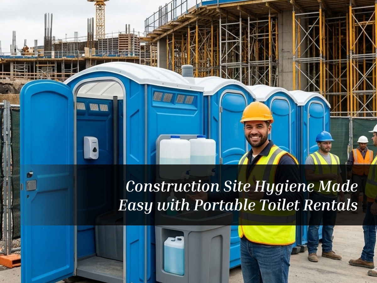 Construction Site Hygiene Made Easy with Portable Toilet Rentals