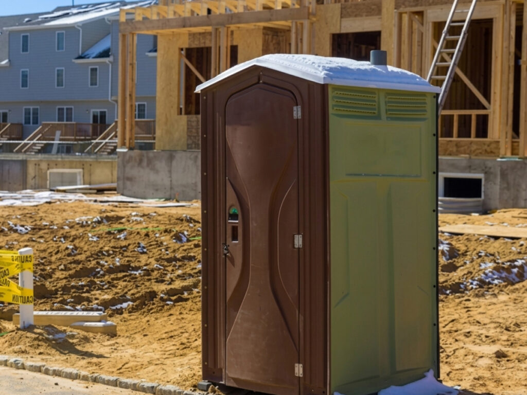 construction site toilet