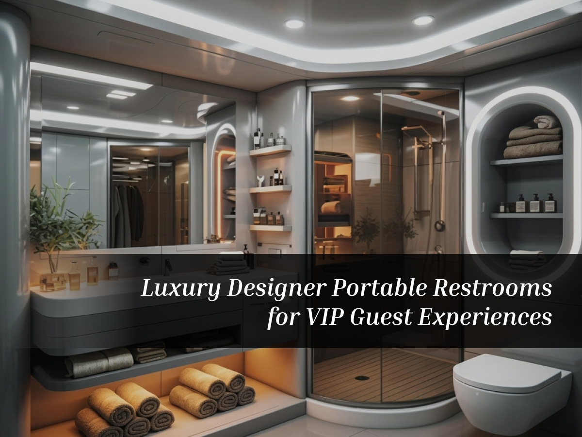 Luxury Designer Portable Restrooms for VIP Guest Experiences