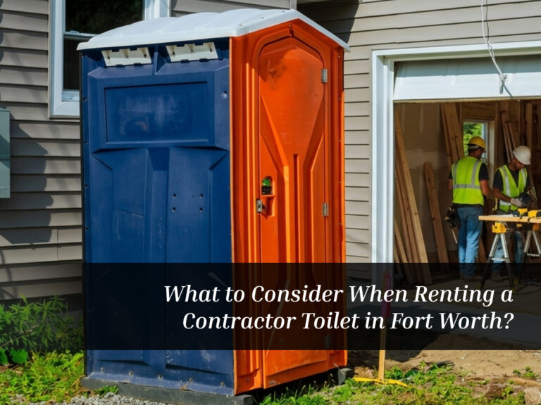Contractor Toilet in Fort Worth