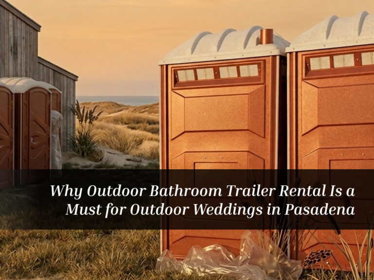 Outdoor Bathroom Trailer
