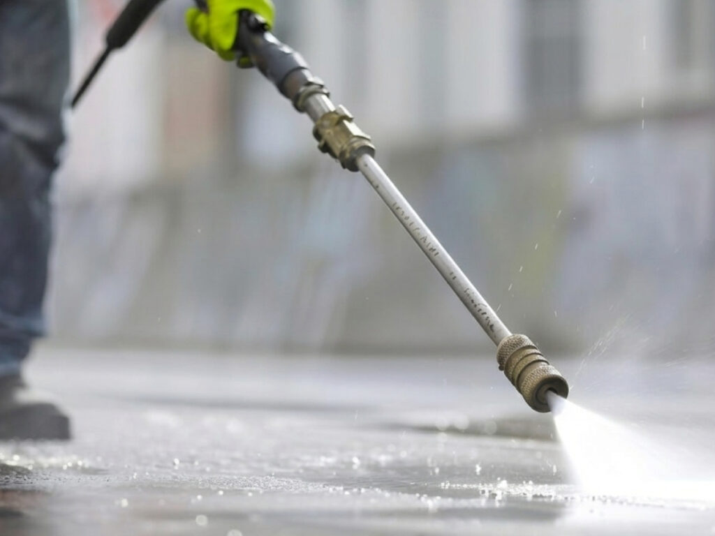 pressure washing