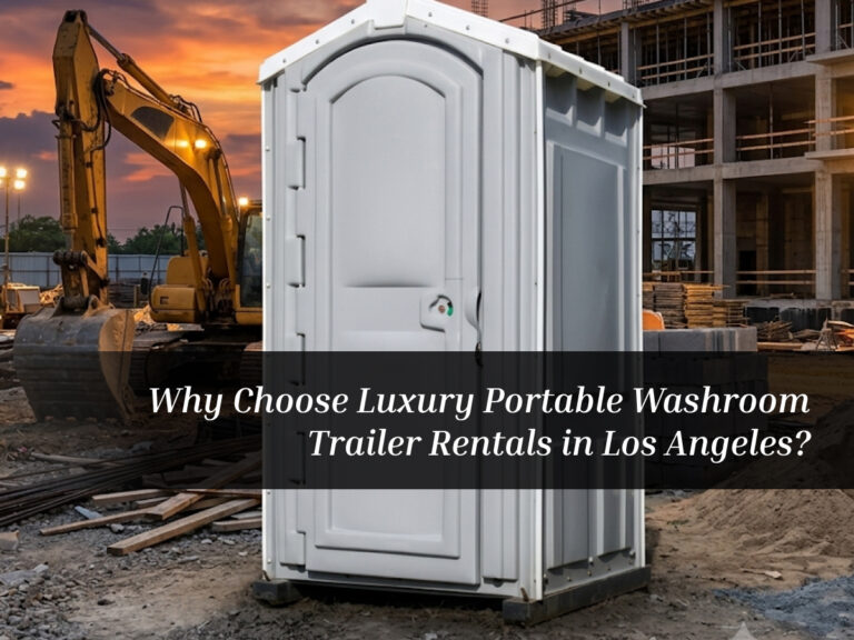 Luxury Portable Washroom Trailer Rentals