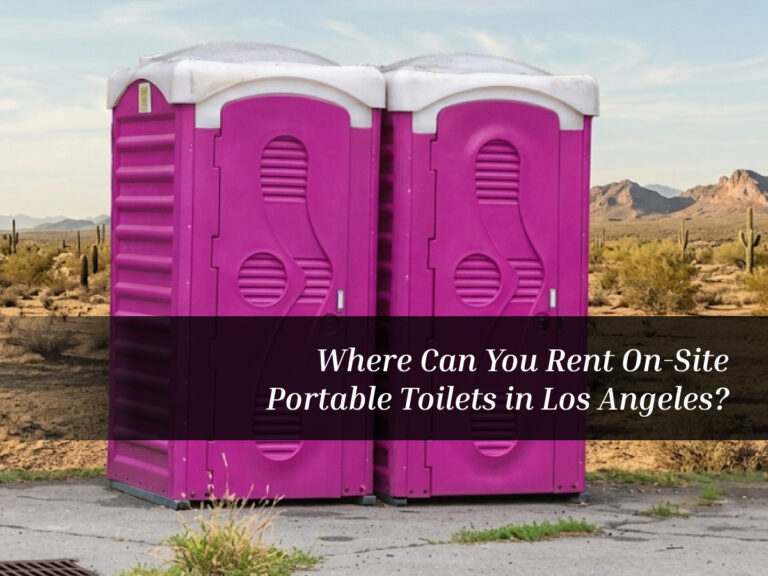 On-Site Portable Toilets