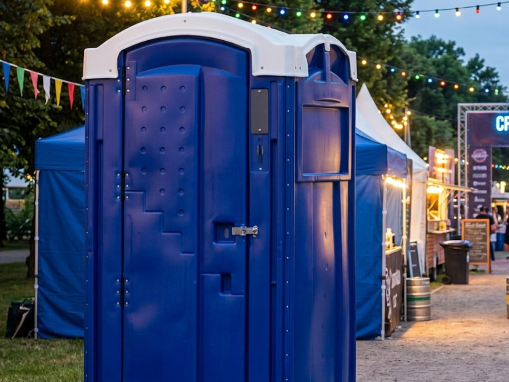 Outdoor event restroom