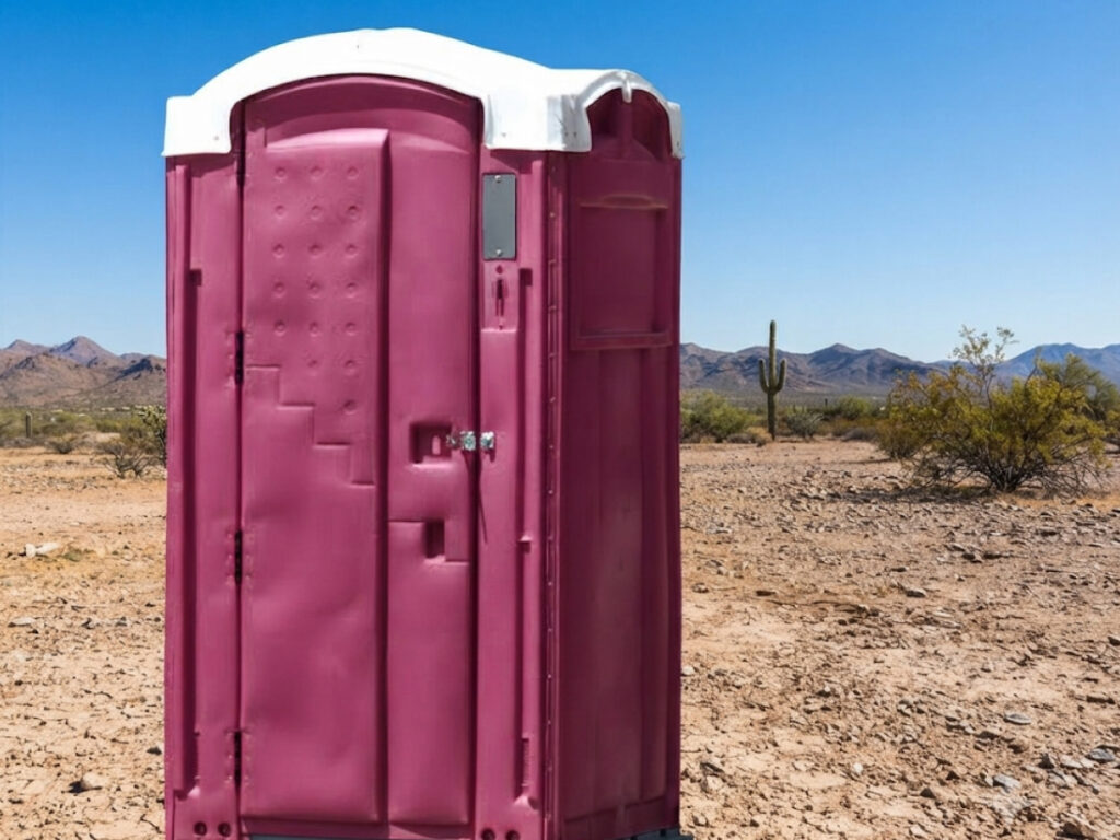 temporary toilet.