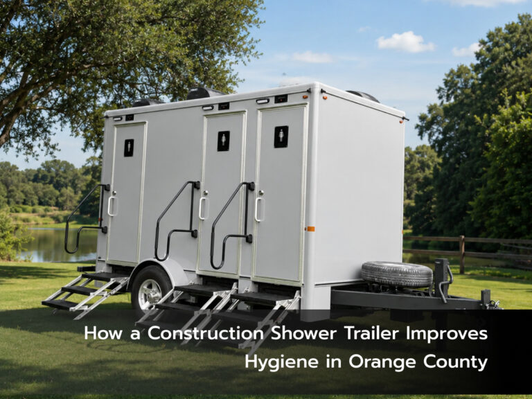 Construction Shower Trailer