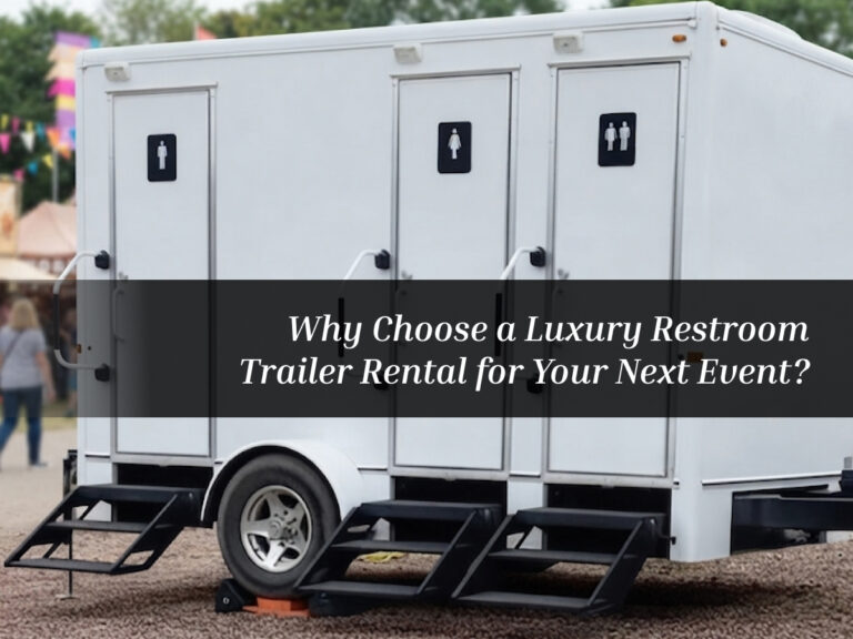 Luxury Restroom Trailer Rental