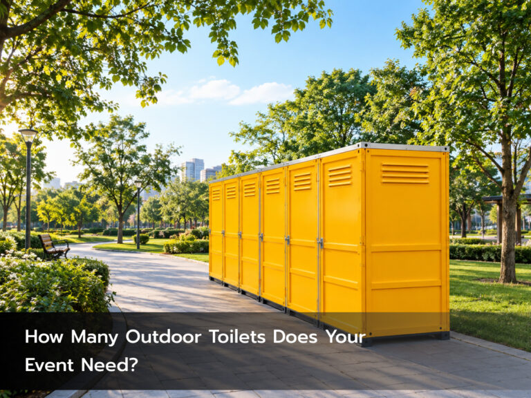 Outdoor toilet rental