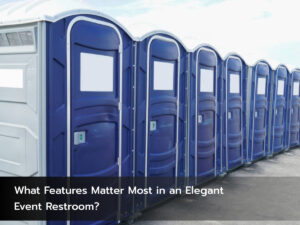 elegant event restroom